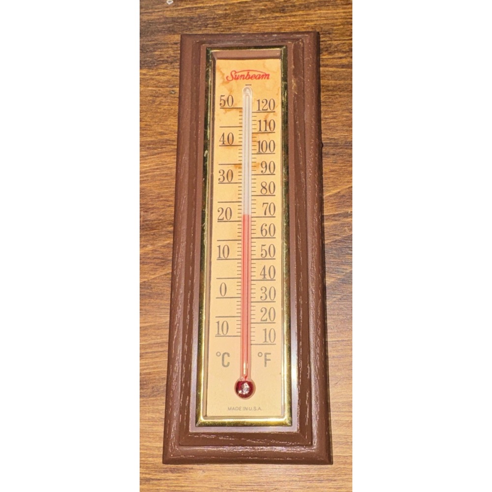 Vintage Sunbeam Thermometer 6.5 inches oal
